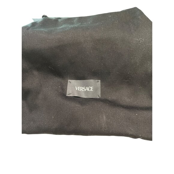 Versace $775 White Leather Loafers Gold Medusa Hardware Size 37.5 7.5 - Picture 8 of 9